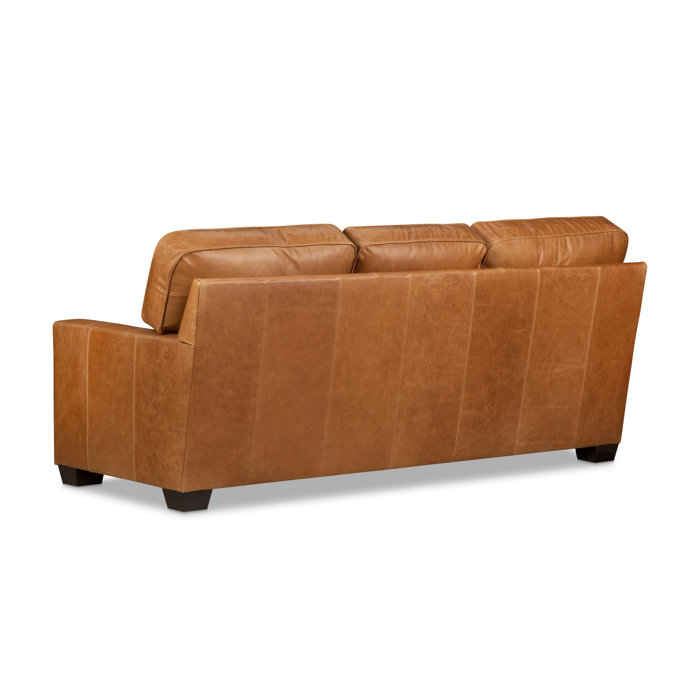 Mosely 82'' Genuine Leather Sofa Birch Lane